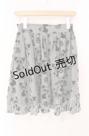 画像: Candy Stripper / アナーキーパンダptスカート  ブラック O-25-12-09-030-PU-SK-OW-ZT1217U