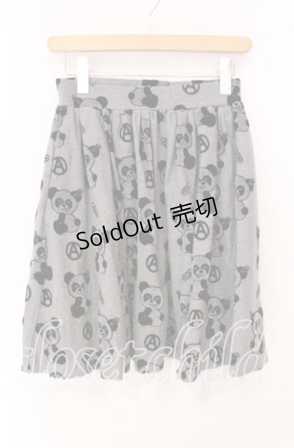 画像1: Candy Stripper / アナーキーパンダptスカート  ブラック O-25-12-09-030-PU-SK-OW-ZT1217U (1)