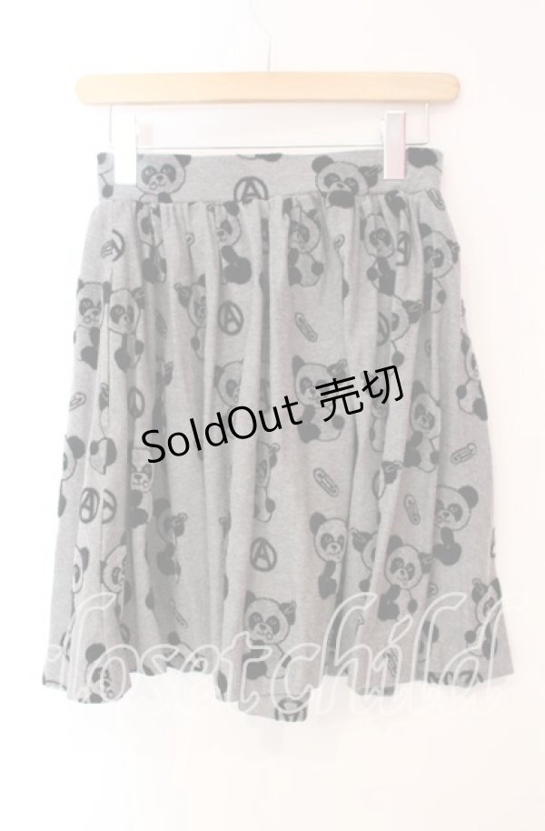 画像2: Candy Stripper / アナーキーパンダptスカート  ブラック O-25-12-09-030-PU-SK-OW-ZT1217U (2)