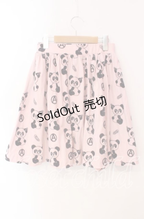 画像2: Candy Stripper / アナーキーパンダptスカート  ピンク O-25-12-09-031-PU-SK-OW-ZT1217U (2)