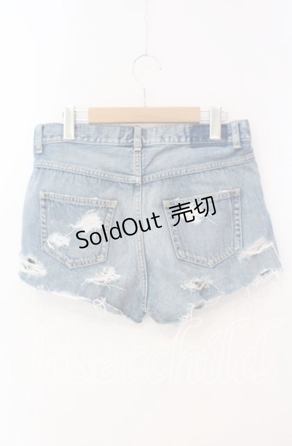 画像2: Candy Stripper / スタッズダメージショートパンツ M ブルー O-25-12-09-032-PU-PA-OW-ZT520 (2)