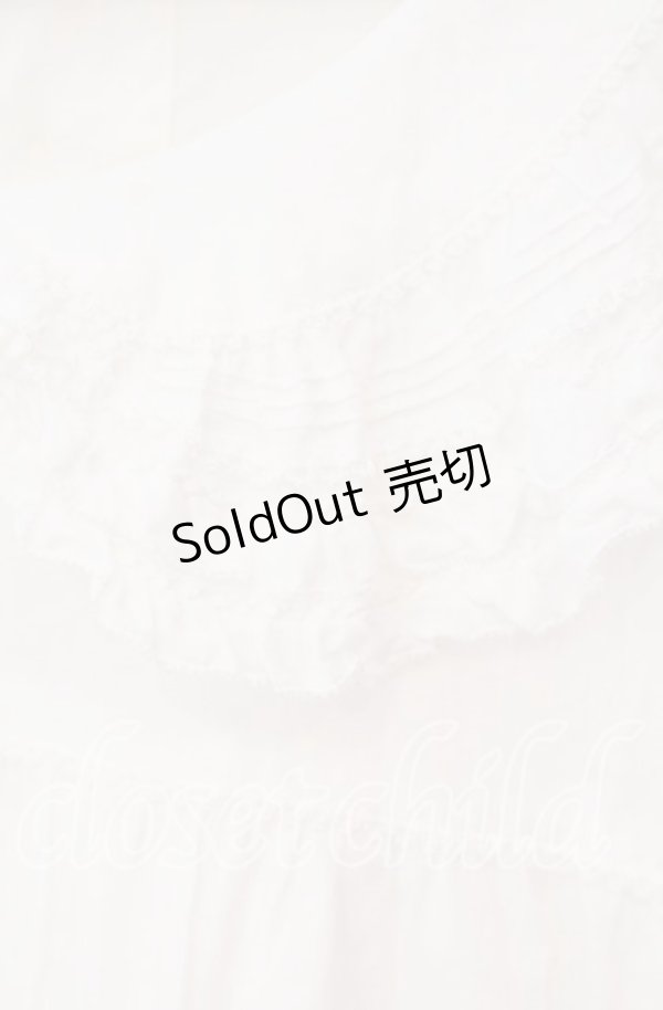 画像2: PINK HOUSE / リボンタイ付きローンブラウス  シロ O-25-12-09-036-LO-BL-OW-OS (2)