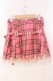 画像3: MILK / タータンチェックプリーツ巻きスカート  ピンク O-25-12-09-004-ML-SK-IG-OS (3)