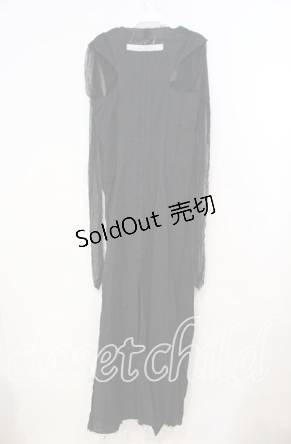 画像3: alice auaa / season60 [fabric doll]ガーゼワンピース 3 ブラック O-25-12-09-017-AA-TO-OW-OS (3)