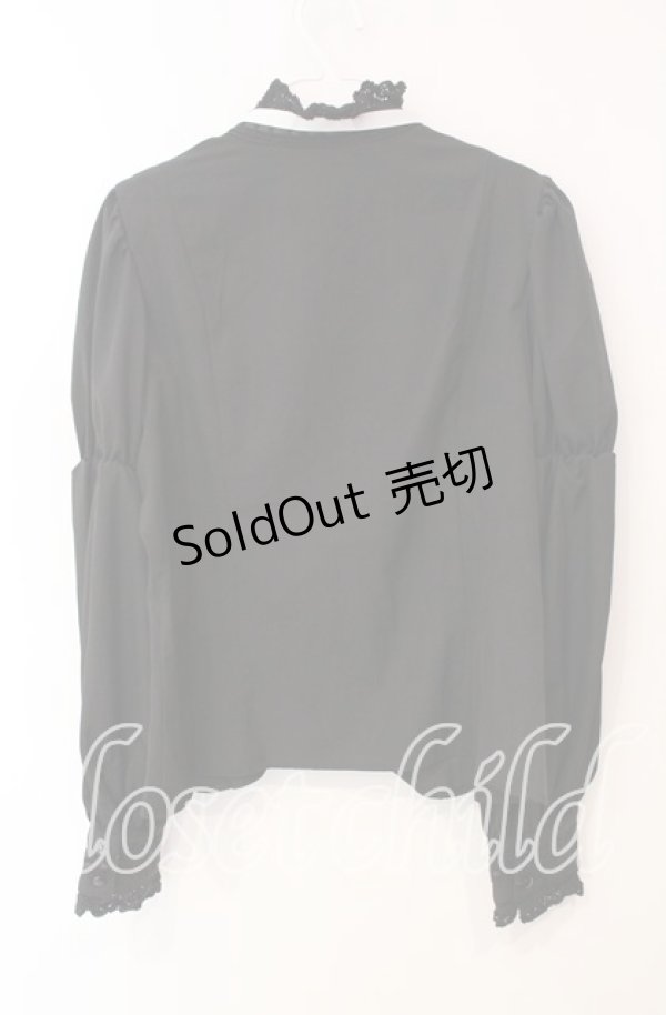 画像4: Eri Aino's Collection / シャーロットの水曜日ブラウス M クロ O-25-12-09-019-LO-BL-OW-OS (4)