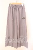 画像1: NieR CLOTHING / 刺繍入りワイドパンツ F ガオマル（グレー） O-25-12-09-022-PU-PA-OW-ZT520 (1)