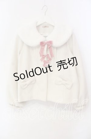 画像: Amavel / Marshmallow Bunnyショートコート F シロ O-25-12-09-023-CA-CO-OW-OS