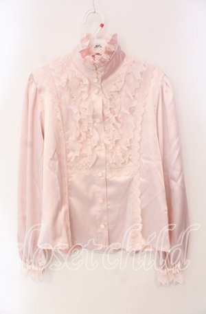 画像: BABY,THE STARS SHINE BRIGHT / リボンミルフィーユブラウス【お直し有り】  ピンク O-25-12-09-003-BA-BL-OW-OS