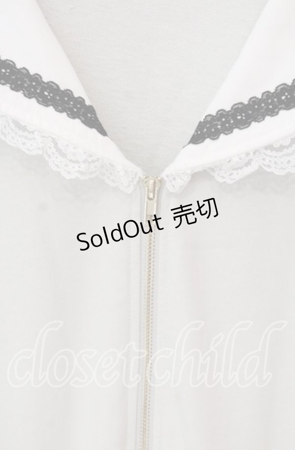 画像2: Rojita / セーラーカラーパーカー F グレー（公式展開色ミント） O-25-12-09-024-LO-TO-OW-OS (2)