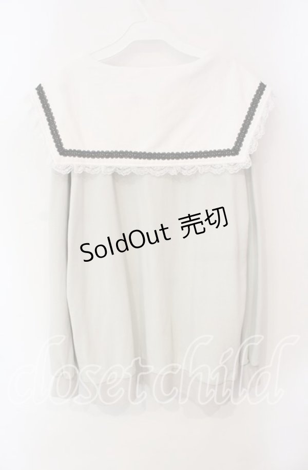 画像3: Rojita / セーラーカラーパーカー F グレー（公式展開色ミント） O-25-12-09-024-LO-TO-OW-OS (3)