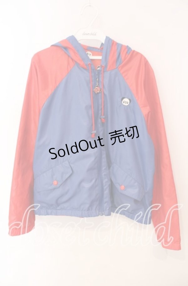 画像4: Candy Stripper / ペペptリバーシブルパーカー  ブルー×レッド O-25-12-09-026-PU-TO-OW-ZT1217U (4)