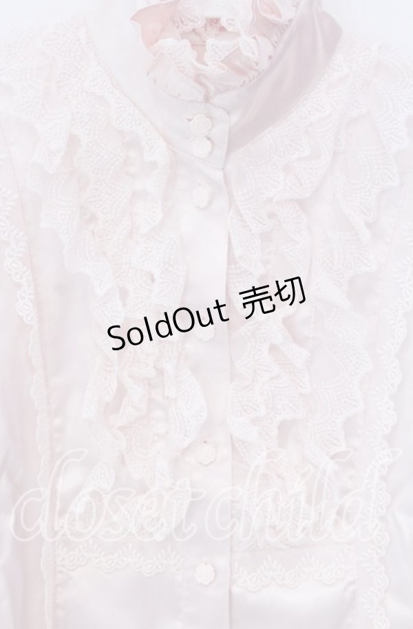 画像2: BABY,THE STARS SHINE BRIGHT / リボンミルフィーユブラウス【お直し有り】  ピンク O-25-12-09-003-BA-BL-OW-OS (2)