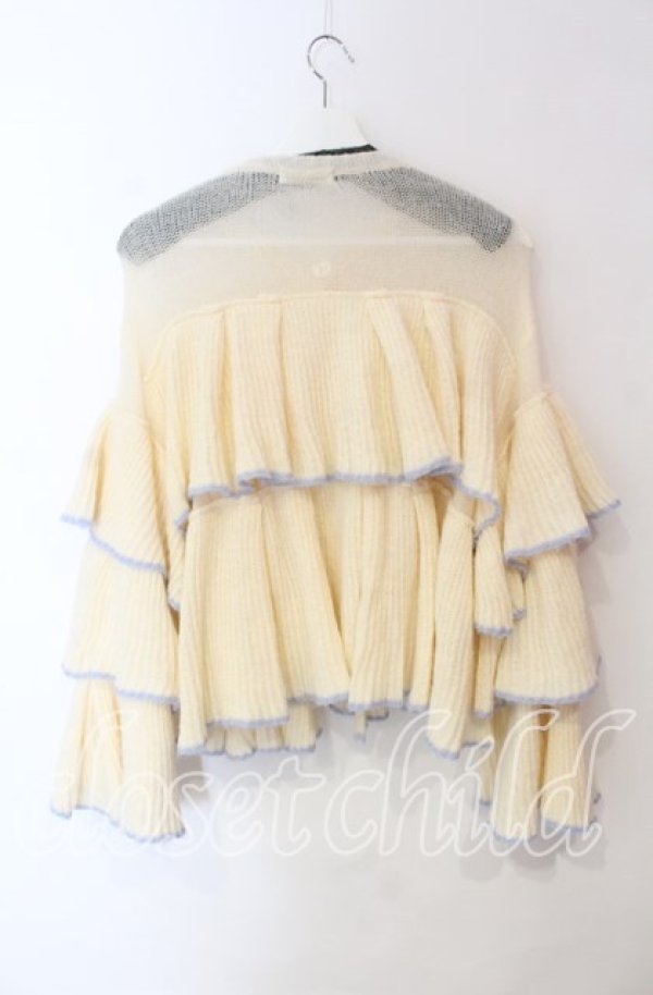 画像3: Candy Stripper / ROSE SHEER KNIT CARDIGAN　カーデイガン  アイボリー O-25-12-09-027-PU-TO-OW-OS (3)