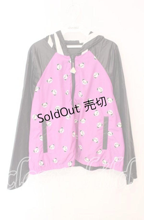 画像1: Candy Stripper / ペペptリバーシブルパーカー  クロ×パープル O-25-12-09-028-PU-TO-OW-ZT1217U (1)