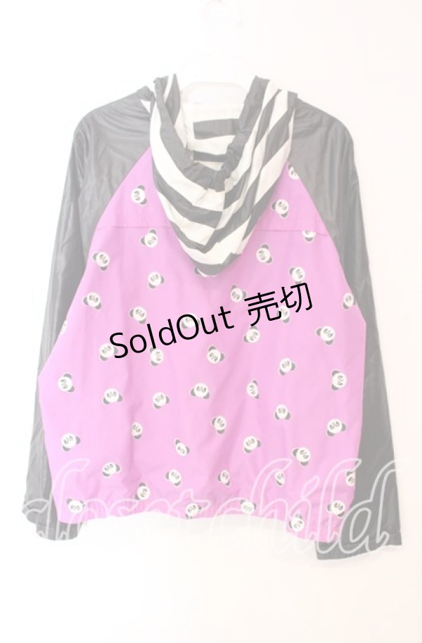 画像3: Candy Stripper / ペペptリバーシブルパーカー  クロ×パープル O-25-12-09-028-PU-TO-OW-ZT1217U (3)