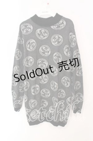 画像: Candy Stripper / YOU CAN BE YOU PEPE SWEAT ONE-PIECE  ブラック O-25-12-09-029-PU-OP-OW-OS