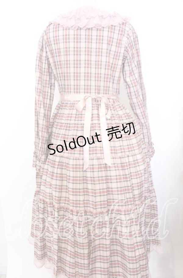 画像3: PINK HOUSE / PINK HOUSE×misako aoki チェックワンピース  ピンク O-25-12-10-003-LO-OP-OW-OS (3)
