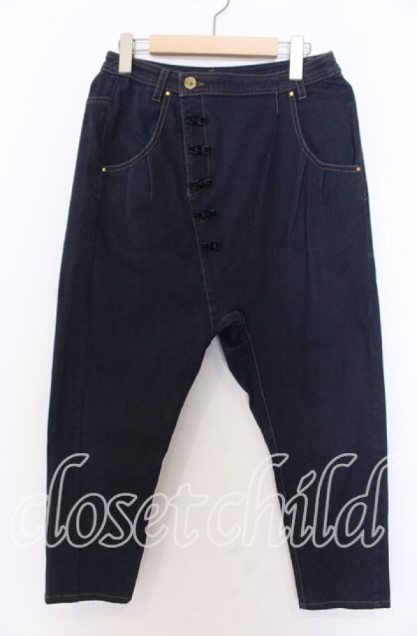 画像1: Franche Lippee / 5つリボンパンツ S ネイビー O-25-12-10-041-LO-PA-OW-ZT537 (1)