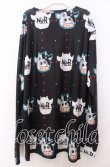 画像2: NieR Clothing / 牛さん総柄カットソー F ブラック O-25-12-10-045-PU-TO-YM-OS (2)