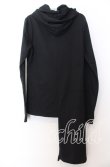 画像2: NieR Clothing / アシンメトリーZIPパーカー F ブラック O-25-12-10-052-PU-TO-OW-OS (2)