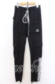 画像1: BACKSTAGE PASS / ROADIE(ローディー)カーゴジャージパンツ 1 ブラック O-25-12-10-056-PU-PA-YM-ZT514 (1)
