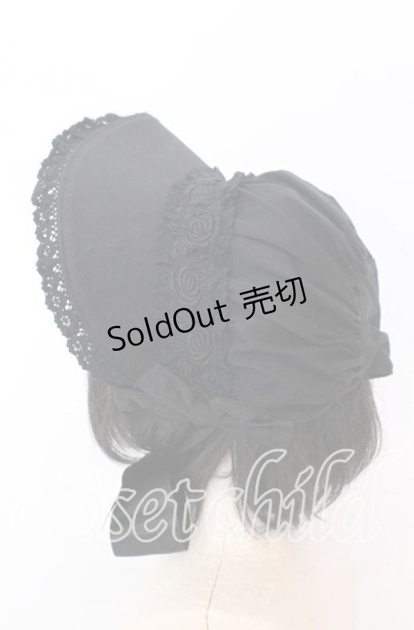 画像2: Innocent World / プリシラボンネット  クロ O-25-12-10-060-IW-AC-OW-OS (2)