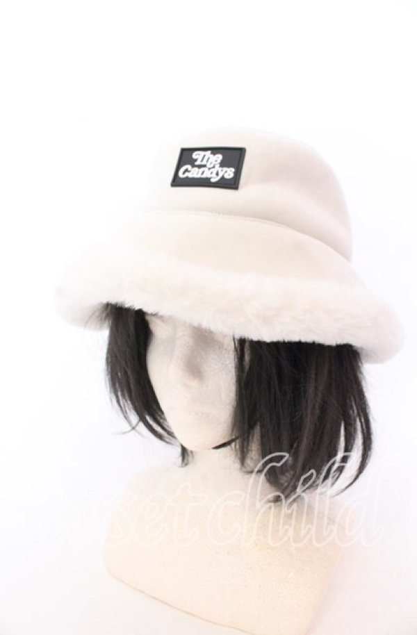 画像1: Candy Stripper / ECO MOUTON BUCKET HAT  アイボリー O-25-12-10-061-PU-AC-IG-ZT087 (1)