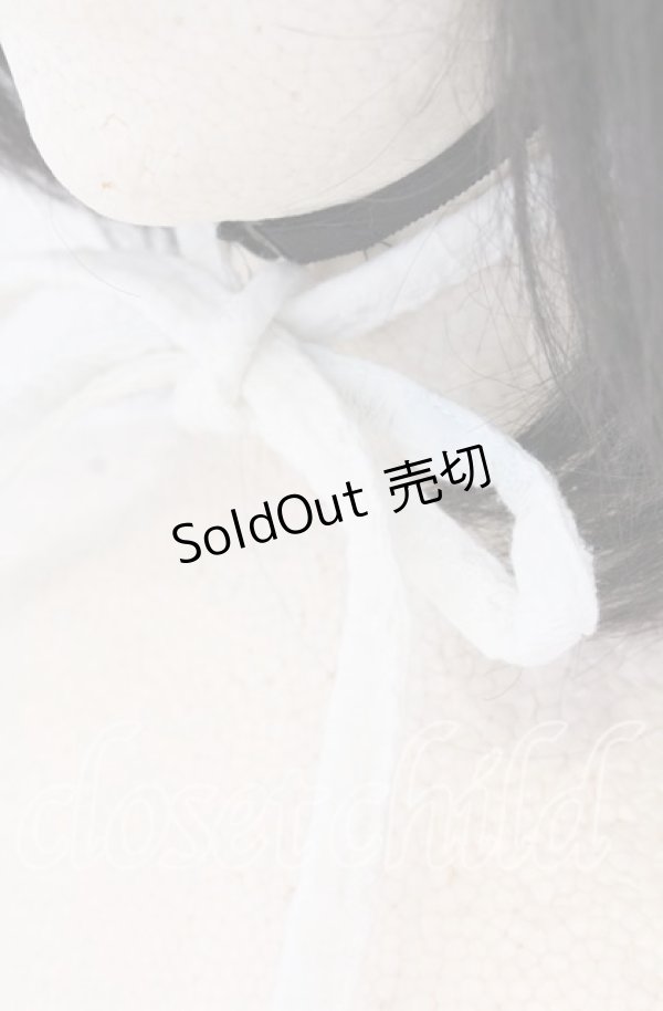 画像2: Candy Stripper / LACY BUCKET HAT  ホワイト O-25-12-10-062-PU-AC-IG-ZT087 (2)