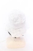 画像3: Candy Stripper / LACY BUCKET HAT  ホワイト O-25-12-10-062-PU-AC-IG-ZT087 (3)
