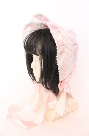 画像: metamorphose / シャーロットフリルボンネット  アイボリー O-25-12-10-063-ME-AC-OW-OS