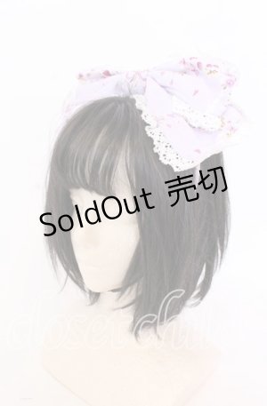 画像: BABY,THE STARS SHINE BRIGHT / スローモーションブーケ〜あの日の私の想い〜柄　カチューシャ  ラベンダー O-25-12-10-064-BA-AC-OW-OS
