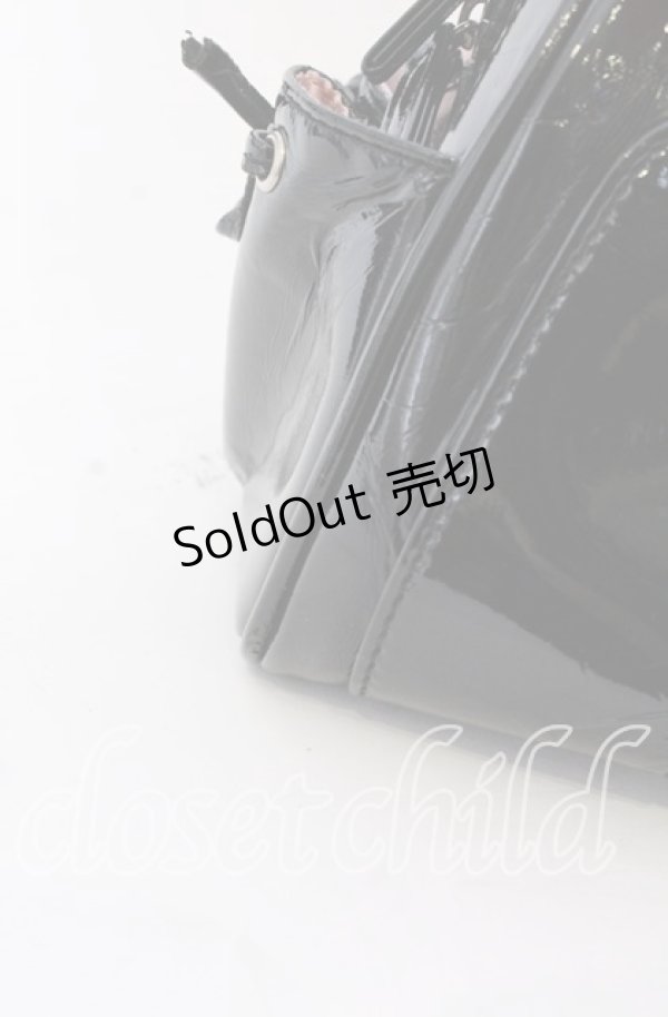 画像2: LIZ LISA / エナメルミニバッグ  クロ O-25-12-10-067-LO-BG-OW-OS (2)