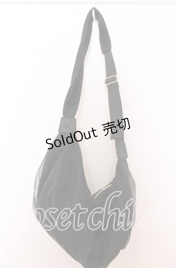 画像2: m petit by misako / AMチュールリボンショルダーバッグ  クロ O-25-12-10-068-LO-BG-OW-OS (2)