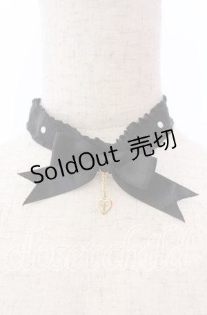 画像: Angelic Pretty / Sweet Heartチョーカー  クロ O-25-12-10-077-AP-AC-OW-OS