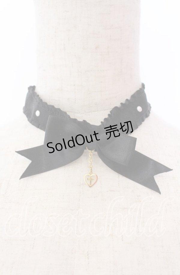 画像1: Angelic Pretty / Sweet Heartチョーカー  クロ O-25-12-10-077-AP-AC-OW-OS (1)