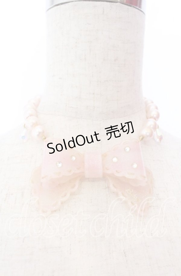 画像1: BABY,THE STARS SHINE BRIGHT / メルティーヌパールネックレス  ピンク O-25-12-10-078-BA-AC-OW-OS (1)