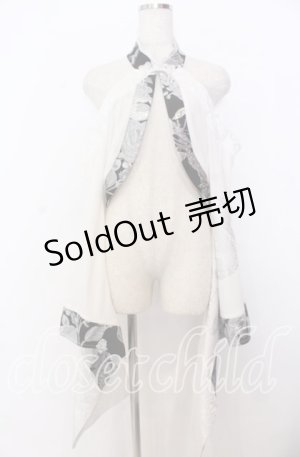 画像: Qutie Frash / チャイナオフショル着物カーデ  シルバー O-25-12-10-008-QU-TO-OW-OS