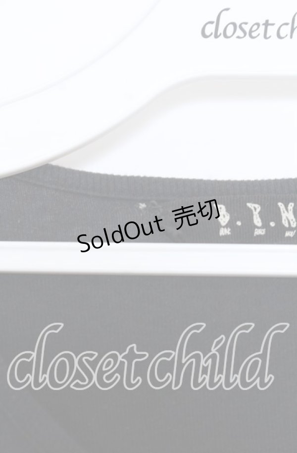 画像2: BPN / 変形ZIPカーデイガン M ブラック O-25-12-10-014-GO-TO-OW-OS (2)