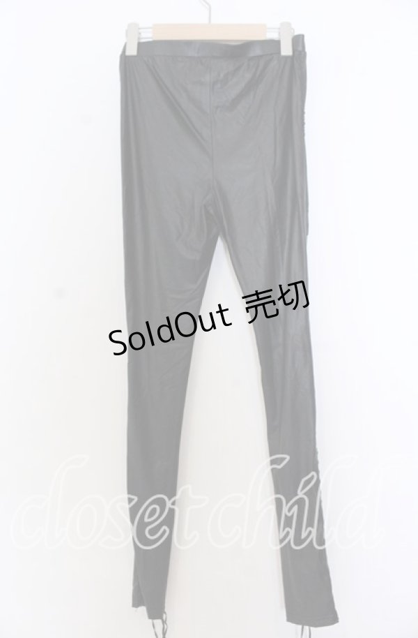 画像2: PUNK RAVE / レースアップレギンス M ブラック O-25-12-10-020-PU-PA-OW-OS (2)
