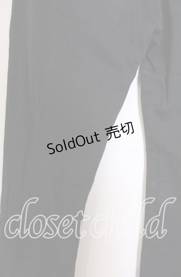 画像2: BPN / スナップ配色パンツ M ブラック O-25-12-10-021-GO-PA-OW-OS (2)