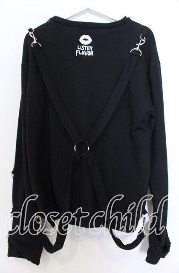 画像2: LISTEN FLAVOR / ハーネストレーナー  ブラック O-25-12-10-030-PU-TO-IG-OS (2)