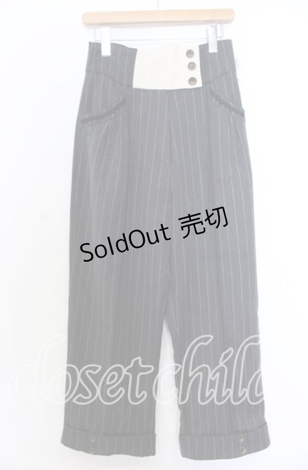 画像1: 星箱works / ビストロ・リーヴァ　ハイウエストシェフパンツ Ｍ グレー O-25-12-10-031-PU-PA-IG-OS (1)