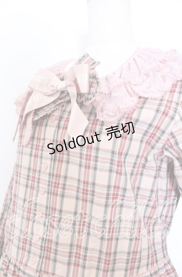 画像2: PINK HOUSE / PINK HOUSE×misako aoki チェックワンピース  ピンク O-25-12-10-003-LO-OP-OW-OS (2)