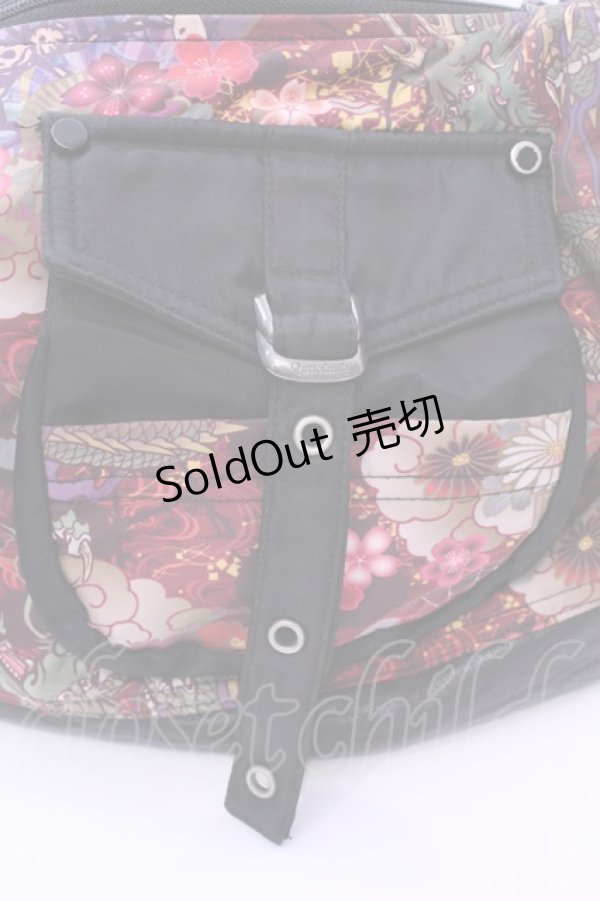 画像3: Qutie Frash / 和柄ショルダーバッグ  レット O-25-12-11-1003-QU-BG-IG-OS (3)
