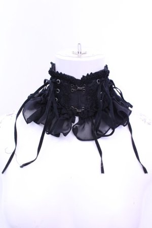 画像: Vertu noir / ネックコルセット  ブラック O-25-12-11-1031-EL-ZA-OW-OS