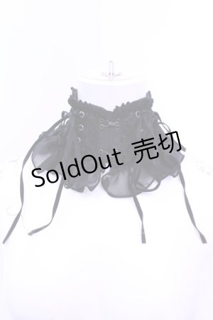 画像: Vertu noir / ネックコルセット  ブラック O-25-12-11-1031-EL-ZA-OW-OS