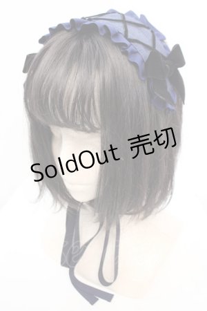 画像: MILK / Poupee ヘッドドレス  ブルーデニム O-25-12-11-1040-ML-AC-OW-ZT485-F003