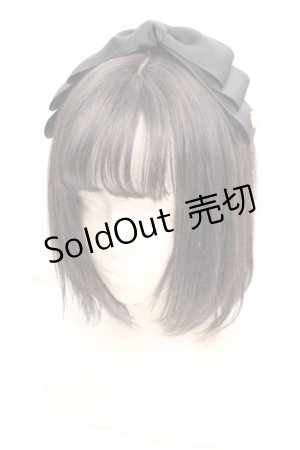 画像: m petit by misako / NINA'sコラボ AM*NIリボンカチューシャ  クロ O-25-12-11-1042-LO-AC-IG-ZT422-F009