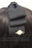 画像2: m petit by misako / NINA'sコラボ AM*NIリボンカチューシャ  クロ O-25-12-11-1042-LO-AC-IG-ZT422-F009 (2)