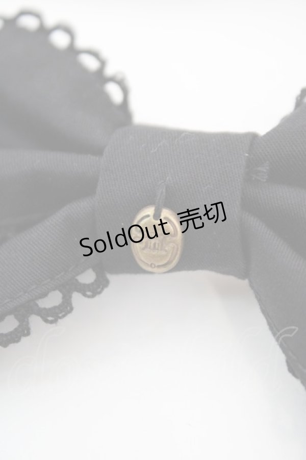 画像2: metamorphose / チャーム付リボンクリップ  クロ O-25-12-11-1053-ME-AC-OW-OS (2)